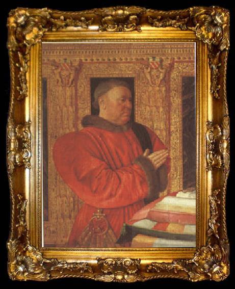 framed  Jean Fouquet Guillaume Jouvenel des Ursins (mk05), ta009-2